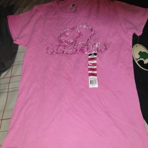 pink mossy oak tee shirt